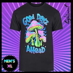 🆕️RETRO BOHO HIPPIE 70'S"GOOD DAYZ AHEAD" MEN'S XL RETRO, T'SHIRT